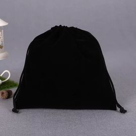 China Sacos de cordão orgânicos pretos luxuosos do algodão do saco de cordão da lona/100% fornecedor