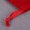 Saco de cordão vermelho impresso do algodão, grande saco da lavanderia do cordão da lona fornecedor