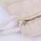 Saco de cordão personalizado branco, mini sacos de cordão quadrados da lona fornecedor