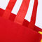 Grandes sacos de compras não tecidos do polipropileno/saco não tecido reusável do vermelho fornecedor