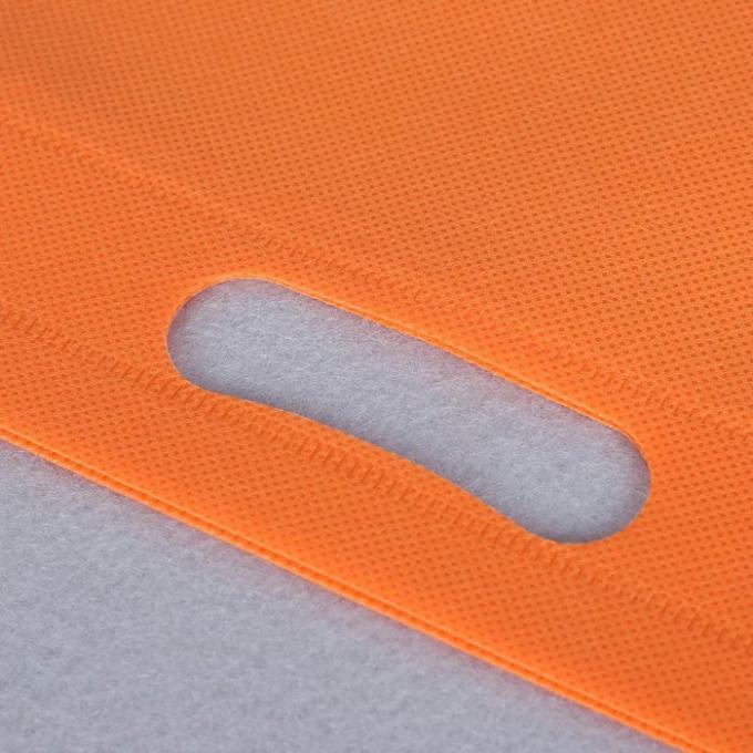 Sacos não tecidos personalizados da tela do logotipo com projeto dobrável da impressão deslocada